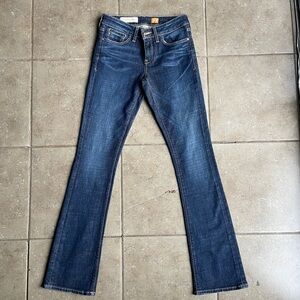Anthropologie Pilcro & the letterpress Jeans Size 25 - Straight Leg Dark Wash